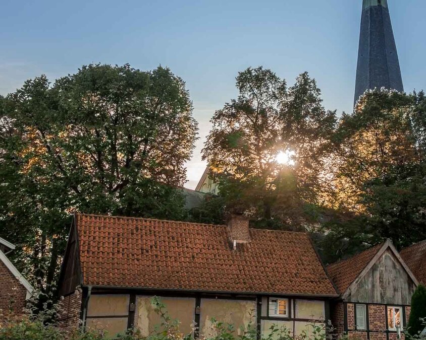 Alte Häuser an der Johannikirche